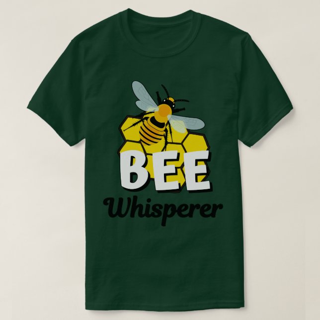 Bienenkäfer Honey Bees Honeycomb T-Shirt (Design vorne)