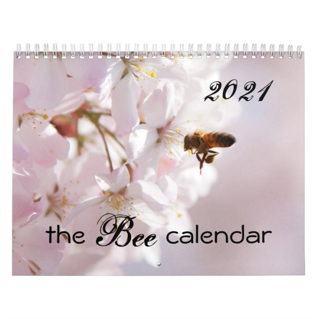 Bienenkalender 2021 Honig und Hummeln Kalender (Titelbild)
