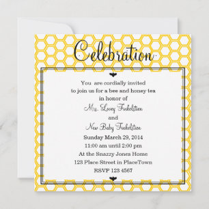 Bienenkarte Einladung