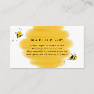 Bienenkarte für Babysteckkarte Begleitkarte
