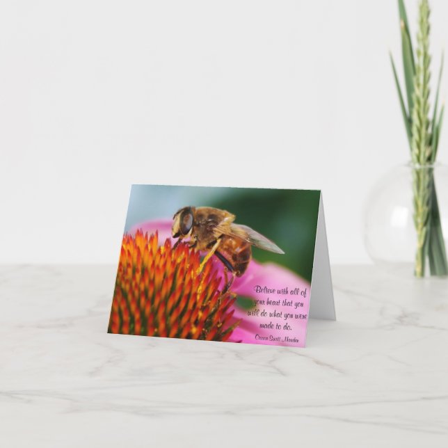 Bienenkarte Karte (Vorderseite)