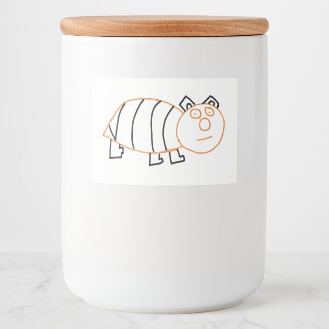 Bienenkartoffel Lebensmitteletikett (Vorderseite)