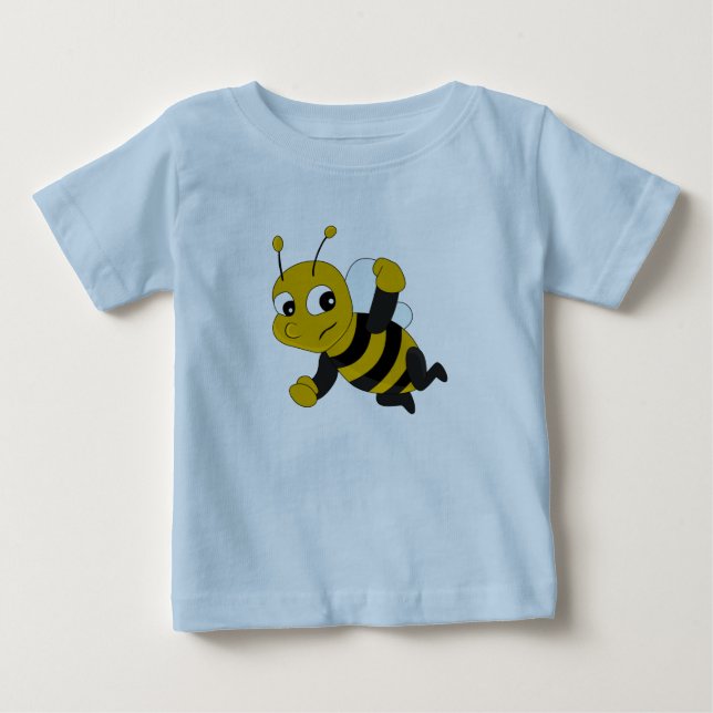 Bienenkind-Cartoon-T - Shirt (Vorderseite)