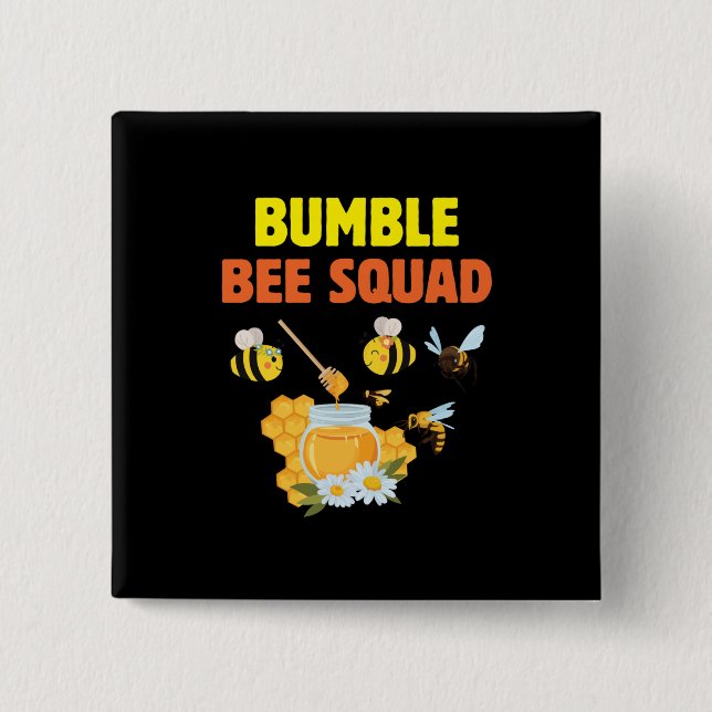 Bienenkirche Art Humble Squad 2 Button (Vorderseite)
