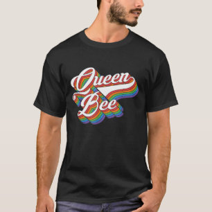Bienenkirche Queen Bee Crown Niedlich Honeybee Api T-Shirt