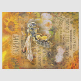 Bienenkleidung Vintag Seidenpapier