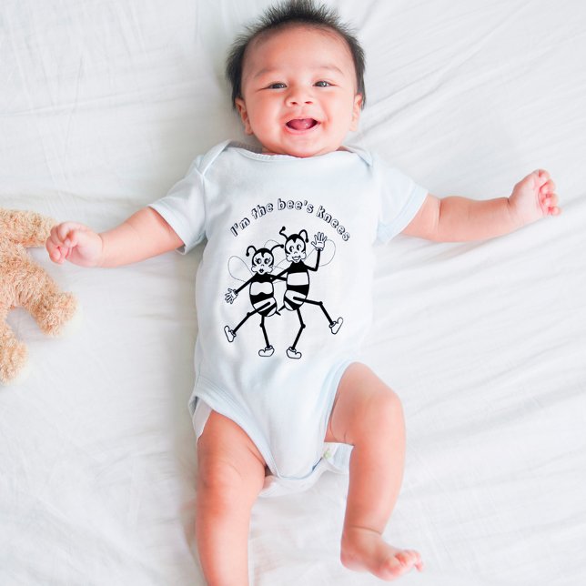 Bienenknie auf Abschlag Baby Strampler (Von Creator hochgeladen)