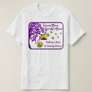 Bienenkönigin-/Arbeitskraft-Bienen-Wertt-shirt T-Shirt