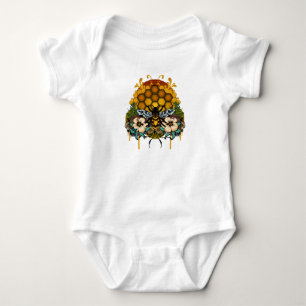 Bienenkönigin Baby Strampler