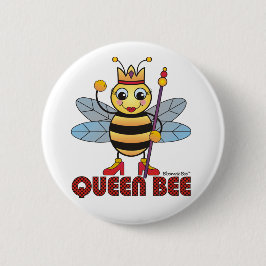 Bienenkönigin Button