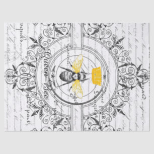 Bienenkönigin Decoupage Seidenpapier