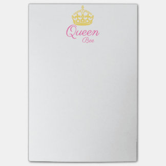 Bienenkönigin-Post-Itanmerkungen Post-it Klebezettel