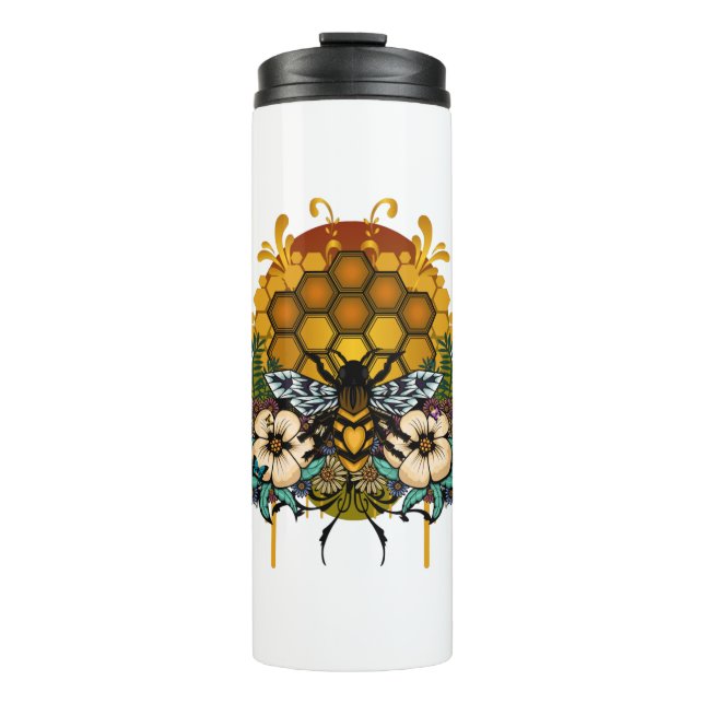 Bienenkönigin Thermosbecher (Vorderseite)