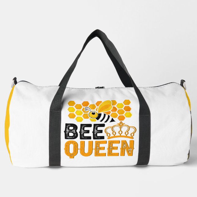 Bienenkönigin Wabenkrone Duffle Bag (Vorderseite)