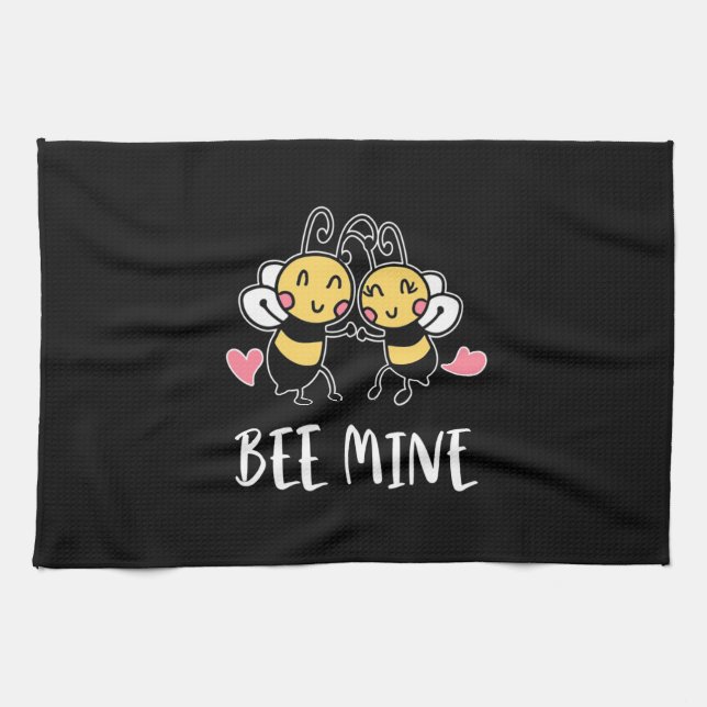 Bienenkopfgeschenk | Bienenstock Geschirrtuch (Horizontal)