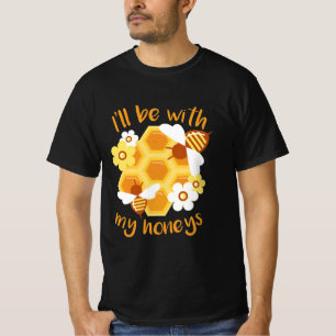 Bienenkopfgeschenk Die Imkerin wird mit meinen H T-Shirt
