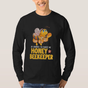 Bienenkopfgeschenk   Ich bin süß als Honigbienenha T-Shirt