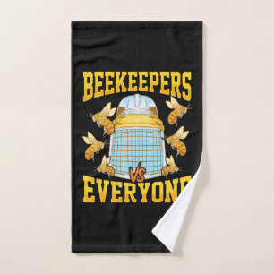 Bienenkopfgeschenk Imker und alle Handtuch