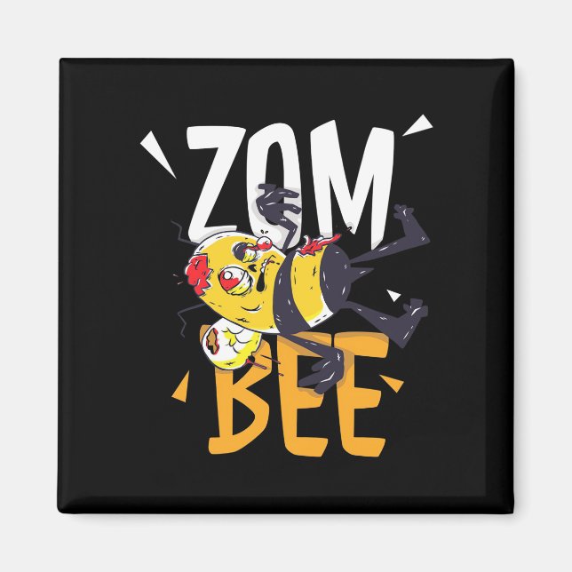 Bienenkopfgeschenk | Zom Bee Magnet (Vorne)