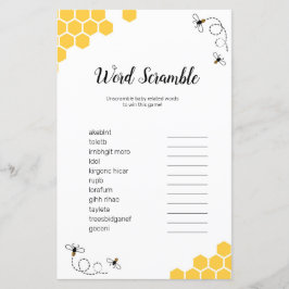 Bienenkorb Word Scramble Game