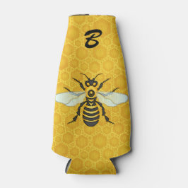 Bienenkraut Monogram Honeybee Beehive Flaschenkühler