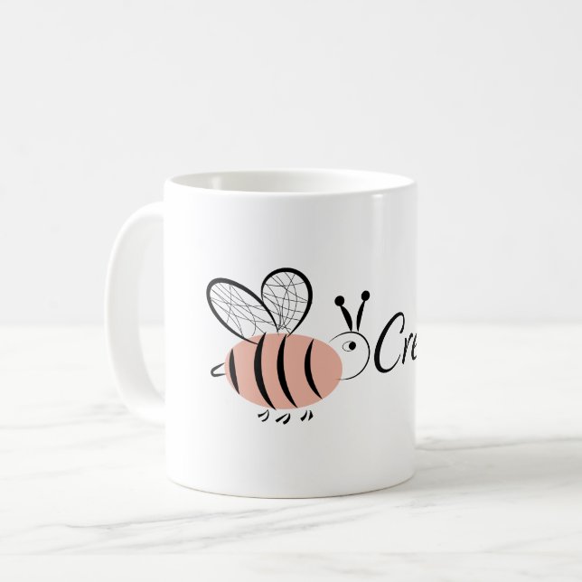 Bienenkreativ Kaffeetasse (Vorderseite Links)