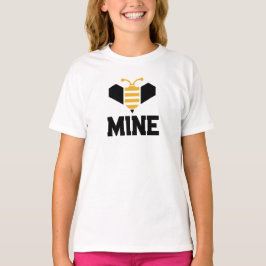 Bienenkrebs Mine Minimalistisch Romantisches Gesch T-Shirt