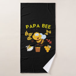 Bienenküche Art Papa Badehandtuch
