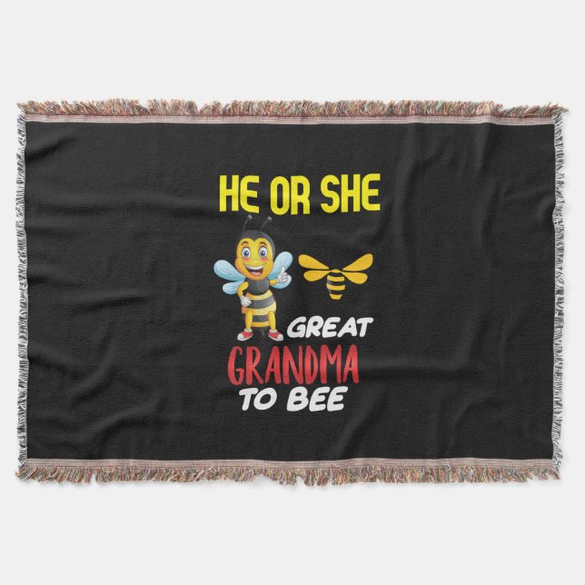 Bienenküche Kunst Großes Oma Decke (Vorderseite)