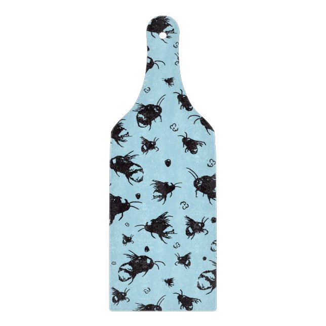 Bienenküche - Romantisches Geschenk für Feinschmec Schneidebrett (Vorderseite)