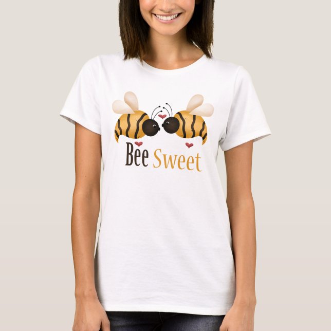 Bienenküken-Bella-Blütenkreislauf T-Shirt (Vorderseite)
