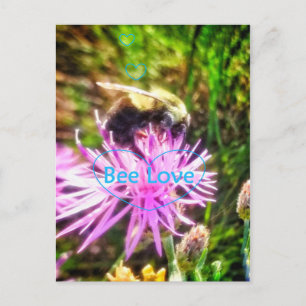 BIENENLIEBE ORIGINAL POSTCARD POSTKARTE