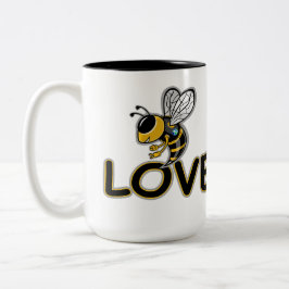 BIENENLIEBE ZWEIFARBIGE TASSE