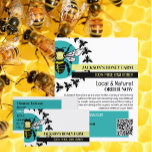 Bienenlogo - Beeyard, Honigfarm-Werbung Flyer<br><div class="desc">Bee-Logo - Beeyard,  Honey Farm Advertising Flyer durch den Business Card Store.</div>