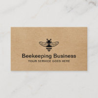 Bienenlogo Bienenzucht Honey Apiary Rustic Kraft
