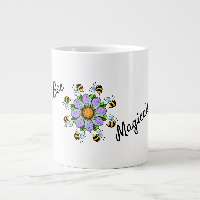 Bienenmagie große Tasse (Vorderseite)