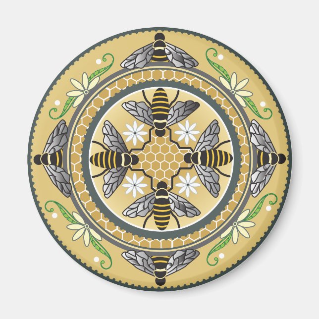 Bienenmagnet Magnet (Vorne)