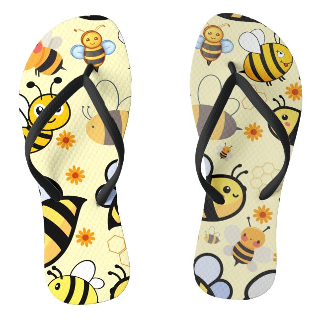 Bienenmuster: Atemberaubendes Design inspiriert vo Flip Flops (Fußbett)