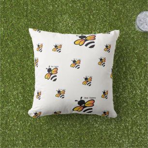 Bienenmuster kissen