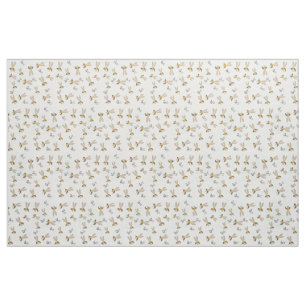 Bienenmuster Stoff