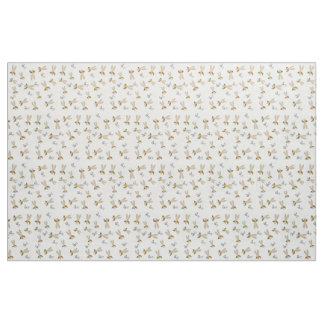 Bienenmuster Stoff
