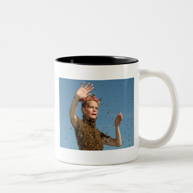 Bienenschale Zweifarbige Tasse (Rechts)