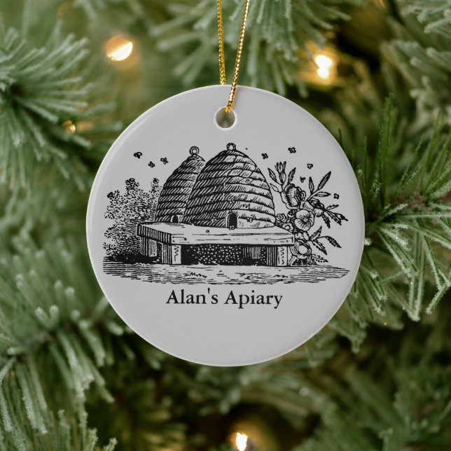 Bienenschmuck Vintag Bewick Keramik Ornament (Baum)
