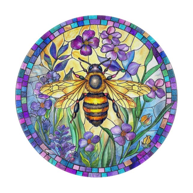 Bienenschneide Schneidebrett (Vorderseite)