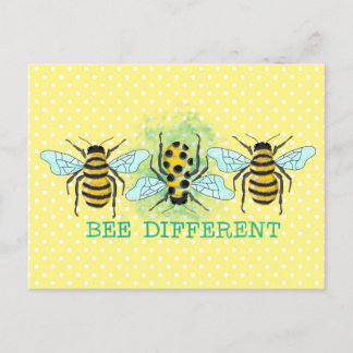 Bienenspiel-Trio Postkarte
