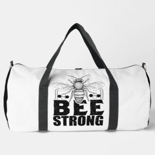Bienenstarker Waben-Grafik Duffle Bag