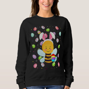 Bienensteiger Ei Funny Bee Ostersonntag Sweatshirt