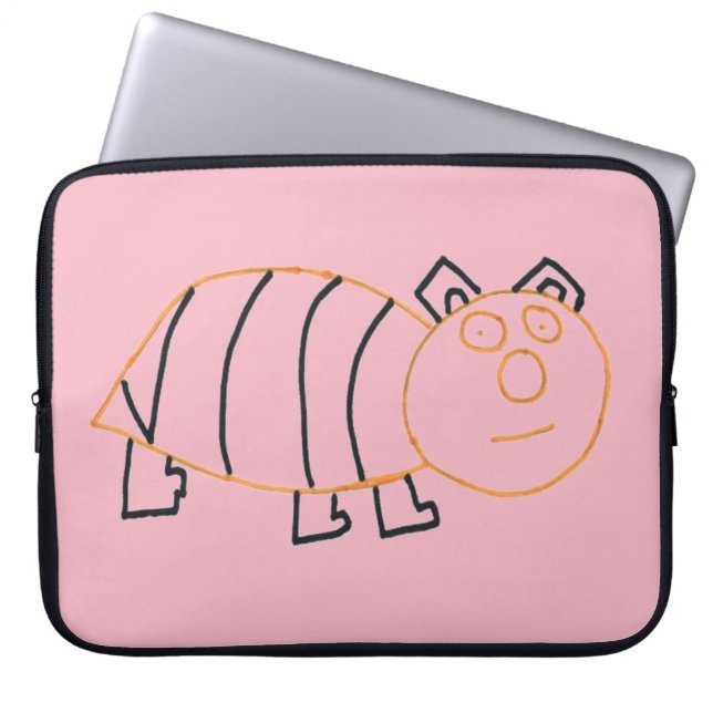 Bienensterbär Laptop-Sieb Laptopschutzhülle (Vorderseite)