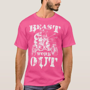 Bienensteuerungswolf hebt die Fitness des Fitnessr T-Shirt