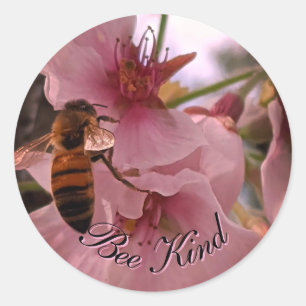 Bienensticker Runder Aufkleber